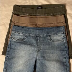 NYDJ Women's Jeans - Blue, Tan, and Green